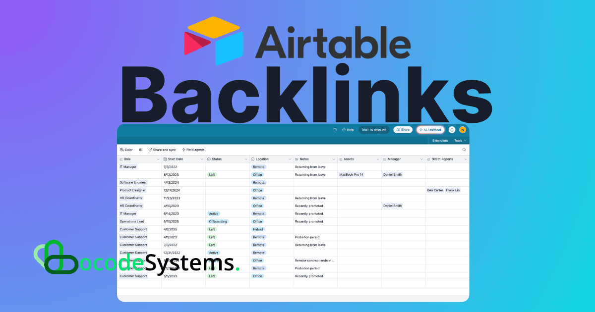 Automation Made Easy with Airtable Self-Linking Tables
